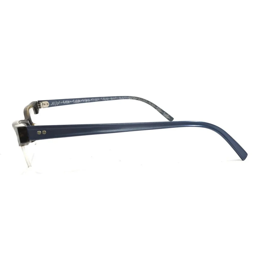 Lafont Issy & La Eyeglasses Frames SESAME 046 Striped Brown Blue Alum 51-17-137
